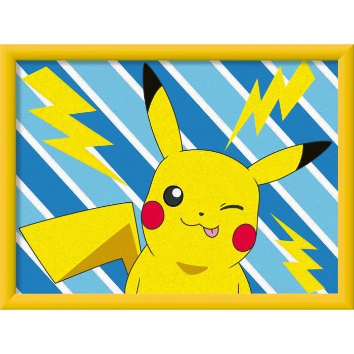Ravensburger CreArt Kids Paint by Numbers Kit Pikachu Lightning Bolt 18x24cm Ages 7+ 25905