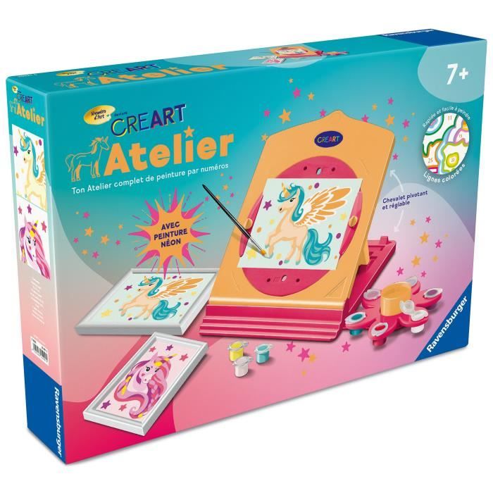 CreArt Neon Workshop Drawing Set, Multicolour, Ages 7+