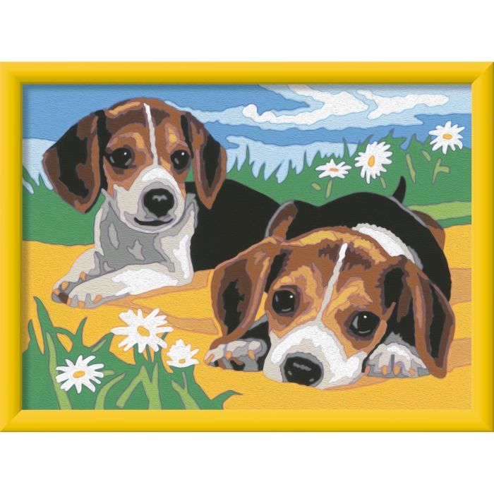 Ravensburger CreArt Kids Paint by Numbers Beagle-puppys 18x24 cm 18x24cm