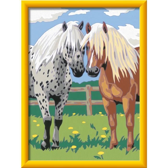 Ravensburger CreArt Kids Paint by Numbers Duo Horses 18x24 cm 18x24cm