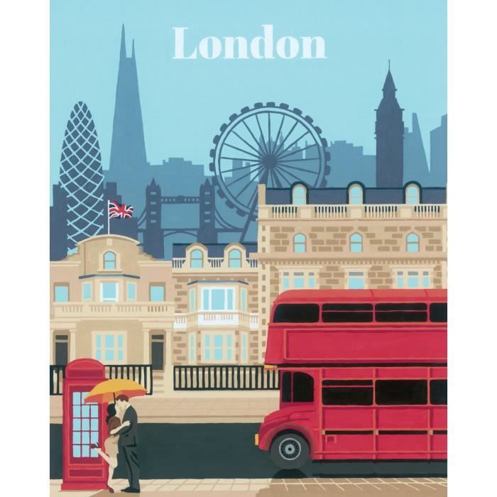 Ravensburger CreaArt Paint by Numbers - London 24x30 cm - For Ages 12+