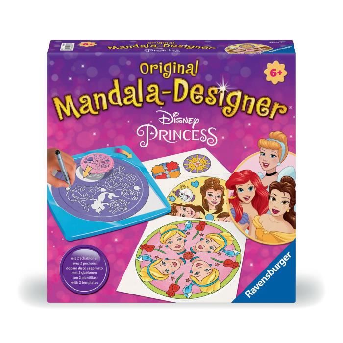 Ravensburger Mandala Kit - Disney Princesses - Age 6 - Drawing Set Princesses-4005556238477-Age