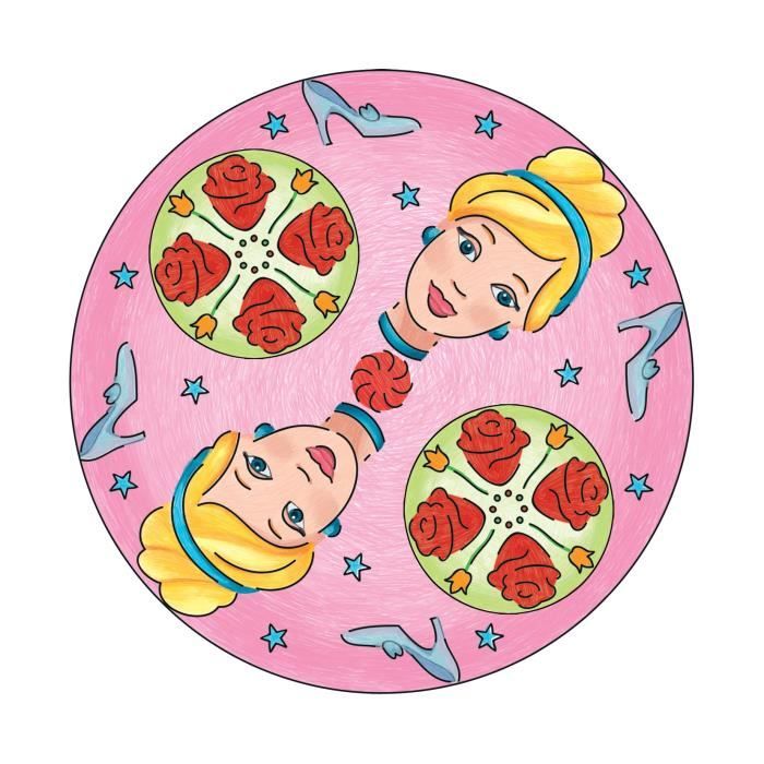 Ravensburger Mandala Kit - Disney Princesses - Age 6 - Drawing Set Princesses-4005556238477-Age