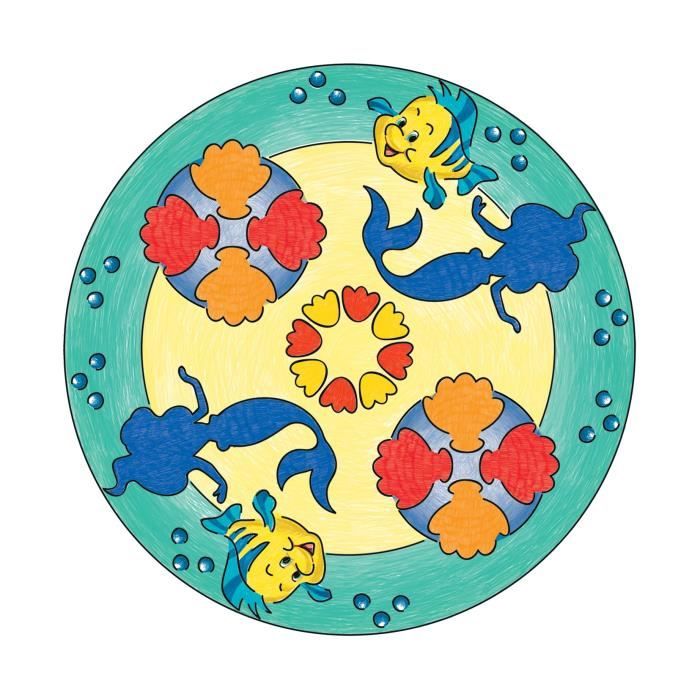 Ravensburger Mandala Kit - Disney Princesses - Age 6 - Drawing Set Princesses-4005556238477-Age