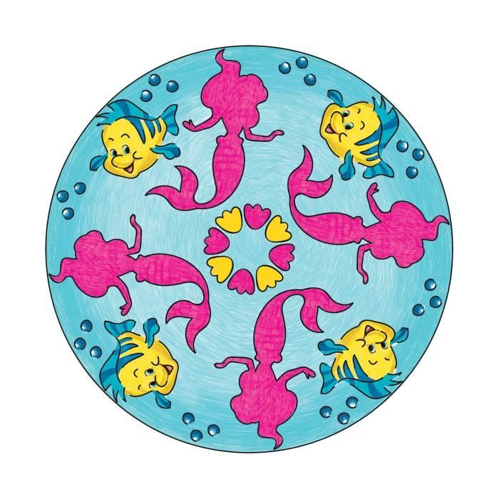 Ravensburger Mandala Kit - Disney Princesses - Age 6 - Drawing Set Princesses-4005556238477-Age