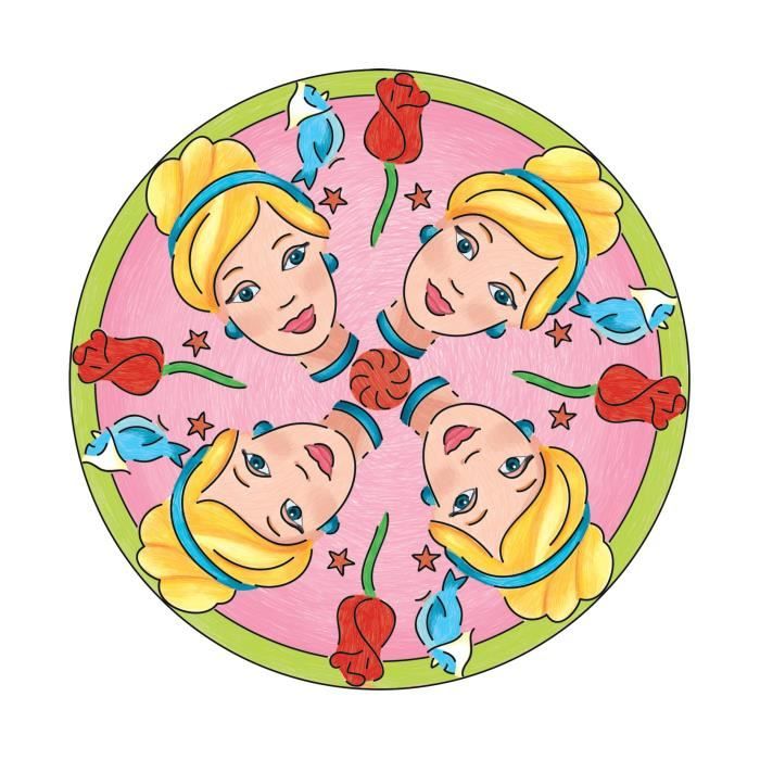 Ravensburger Mandala Kit - Disney Princesses - Age 6 - Drawing Set Princesses-4005556238477-Age