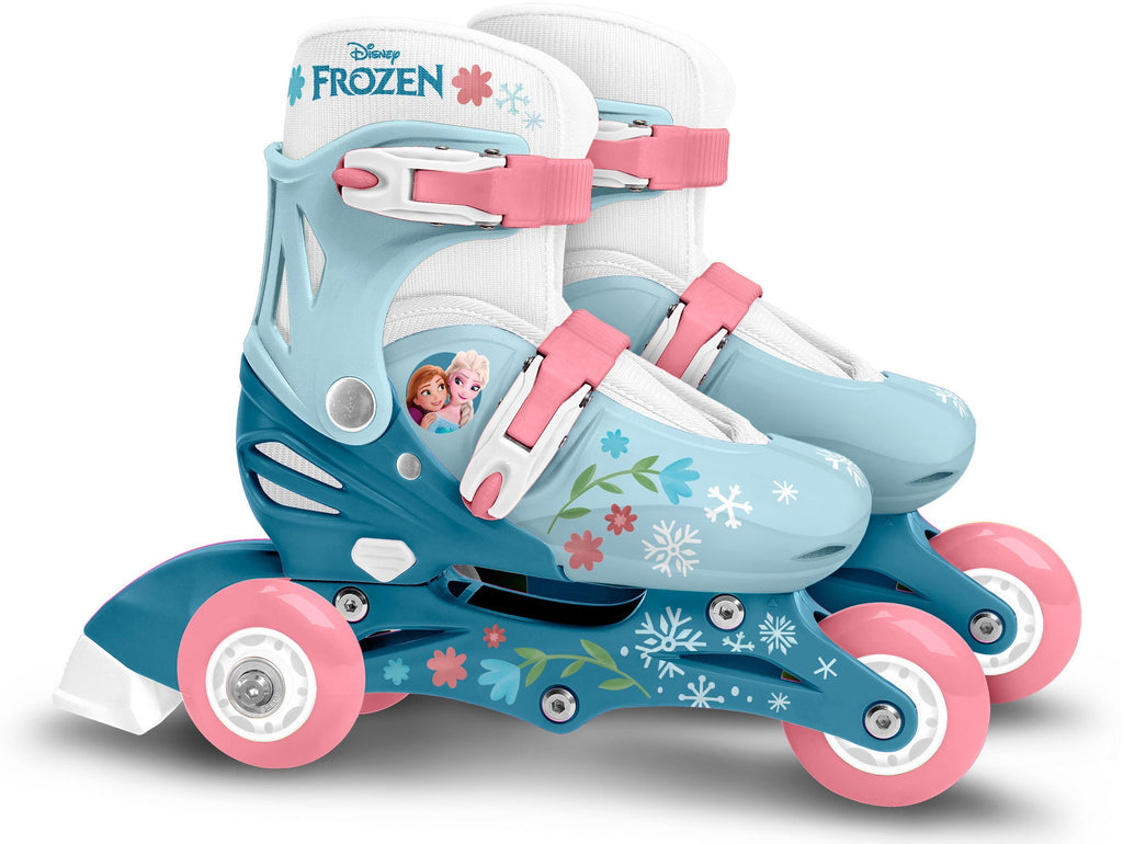 2-in-1 Inline Skates - Frozen - Girls - Blue - Size 27-30