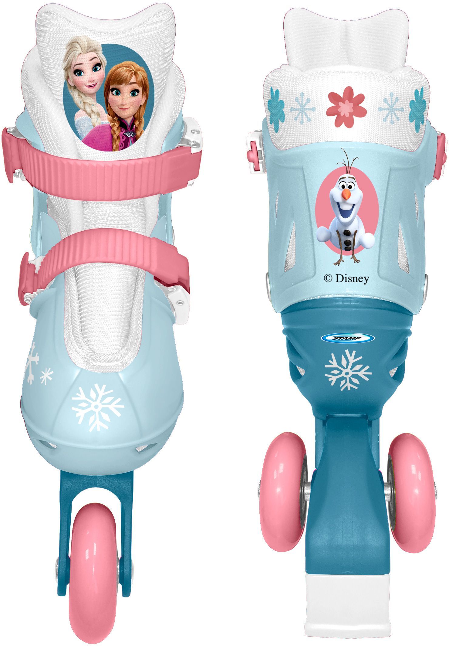 2-in-1 Inline Skates - Frozen - Girls - Blue - Size 27-30