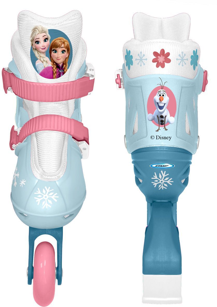 2-in-1 Inline Skates - Frozen - Girls - Blue - Size 27-30