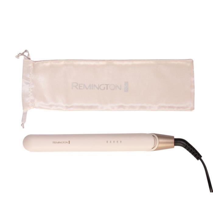 REMINGTON S4740 Shea Soft Straightener – 5 Temperatures from 150 to 230° – Advanced Ceramic Coating Enriched with Shea Oil