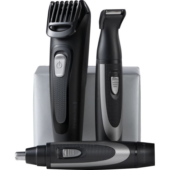 REMINGTON The Works Beard Kit - USB Powered with Self-Sharpening Trimmer