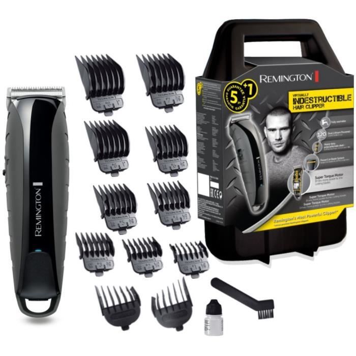 Remington HC5880 Indestructible Hair Clipper - Shock Proof - Dual Lithium Battery