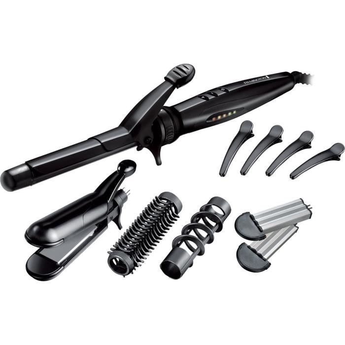 REMINGTON S8670 5in1 Multistyler - Straightener, Curler, Waver, Spiral, Crimper - 4 Interchangeable Plates