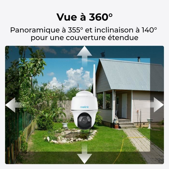 REOLINK B430 Outdoor Camera - Solar Panel - 5MP - White
