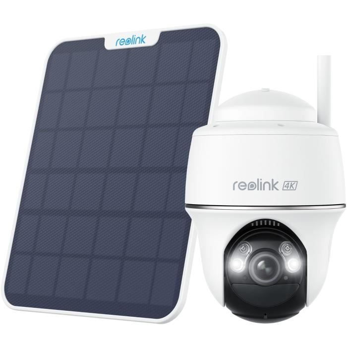 REOLINK Outdoor Camera - B440 - 4K Resolution - Solar Panel - White
