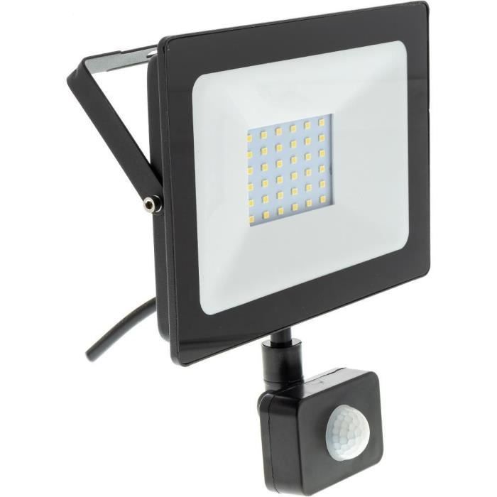 RETLUX LED Floodlight with Motion Detector - 30W - 2400 lm - 4000K - RSL 247
