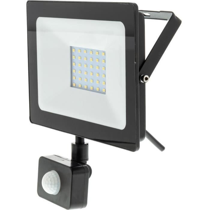RETLUX LED Floodlight with Motion Detector - 30W - 2400 lm - 4000K - RSL 247