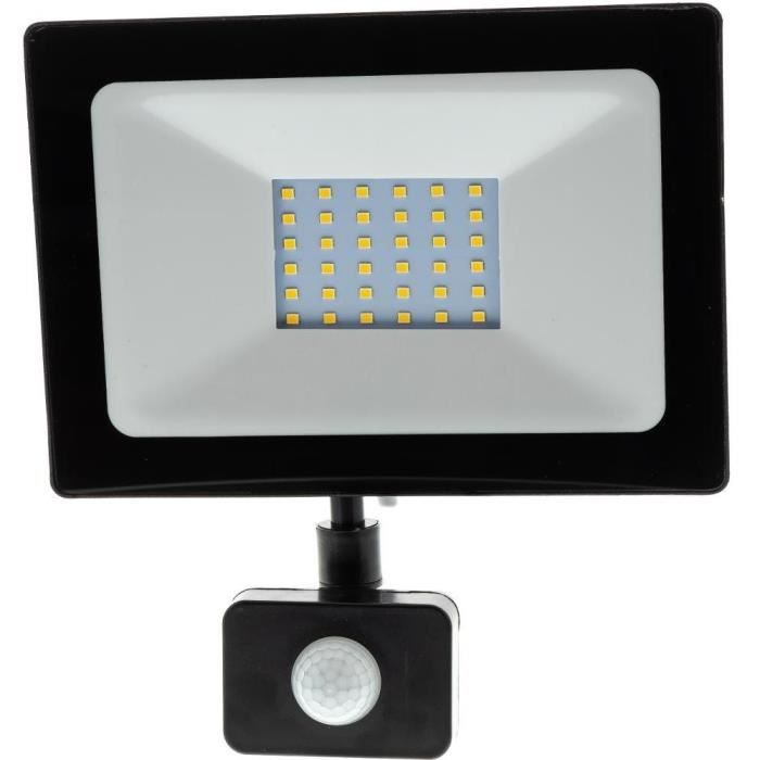 RETLUX LED Floodlight with Motion Detector - 30W - 2400 lm - 4000K - RSL 247