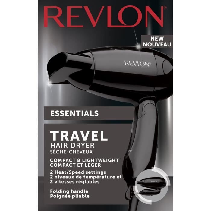 REVLON Travel Hair Dryer - RVDR5305E - 1200W - Foldable REV-007