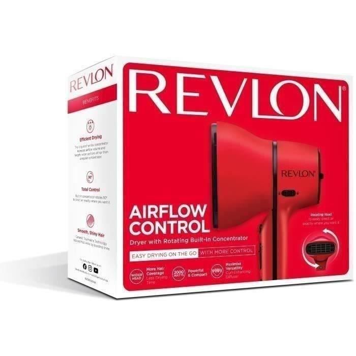 Revlon Hair Dryer - RVDR5320E - 2000W - AirFlow Control - Red