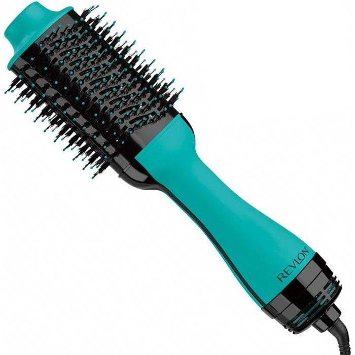 REVLON Volumizing Drying Brush - Teal Blue - Ionic Technology - 2 Speeds, 3 Heat Settings