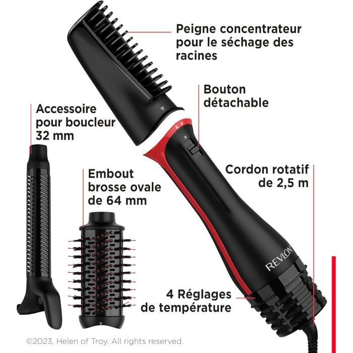 Revlon Multistyler 3-in-1 Styling Brush RVDR5333 - Dry, Curl, Style