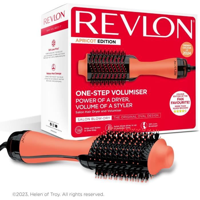 REVLON One Step Blow Dryer Brush - RVDR5222AE - Limited Edition - Apricot
