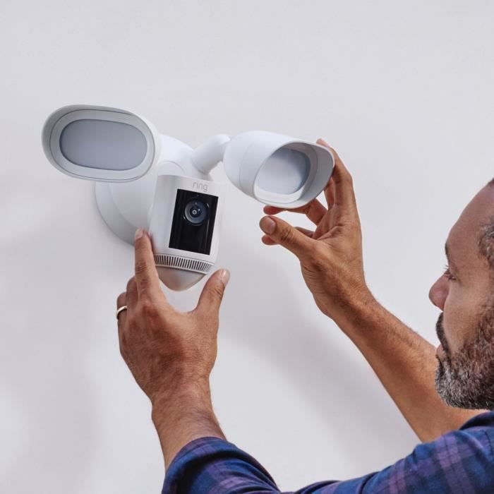 RING Spotlight Pro Plug-in Surveillance Camera - Black - EU