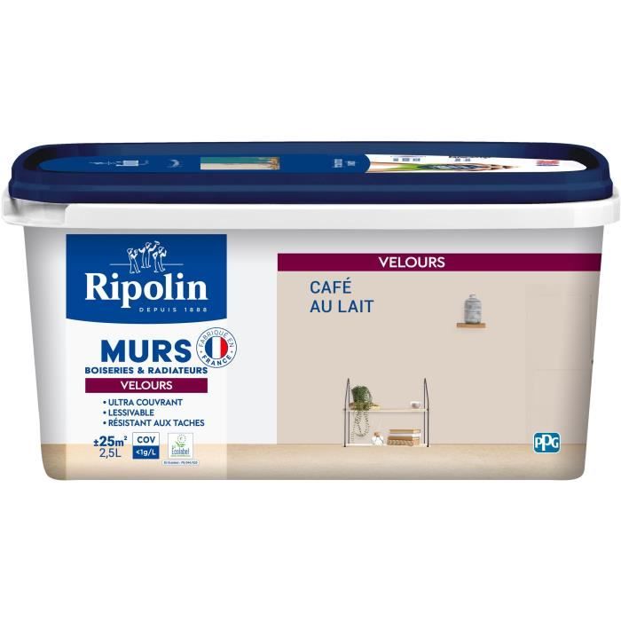 Ripolin Interior Paint - Café au Lait - Velvet - 2.5 L