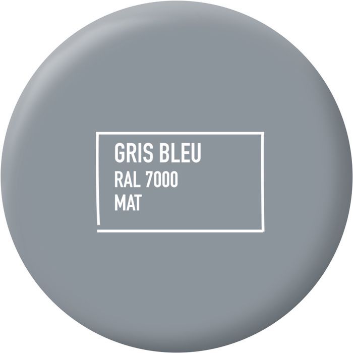 Ripolin Multi-surface Paint - Blue-grey - RAL 7000 - Matte - 2 L