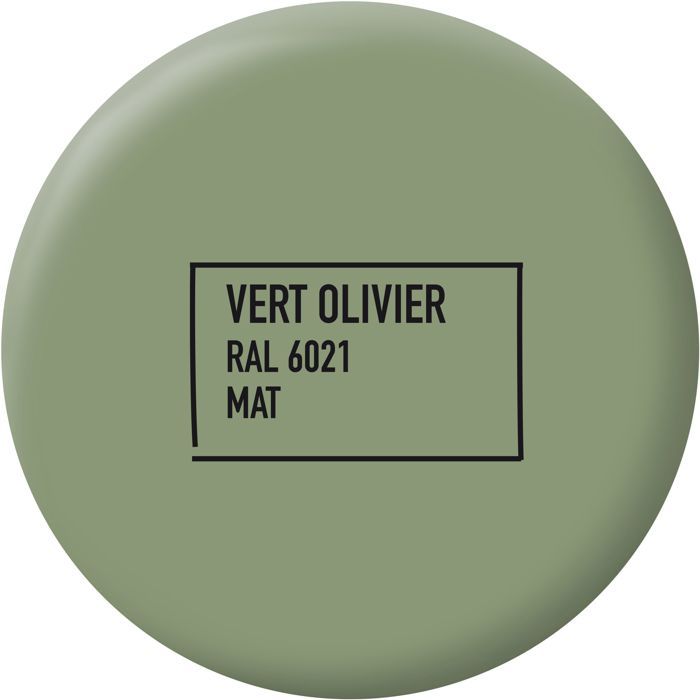 Ripolin Multi-surface Paint - Olive Green - RAL 6021 - Matte - 2 L