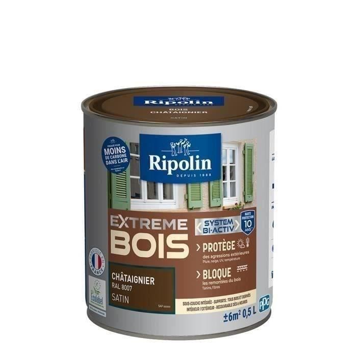 Ripolin High Protection Satin Wood Paint - Chestnut - 10 Years - 2.5 L