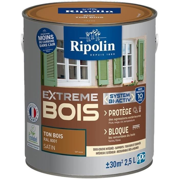 RIPOLIN Extreme Wood Protection Satin RAL 800 2.5 L
