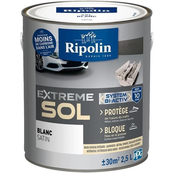 RIPOLIN Satin White Floor Paint 2.5 L
