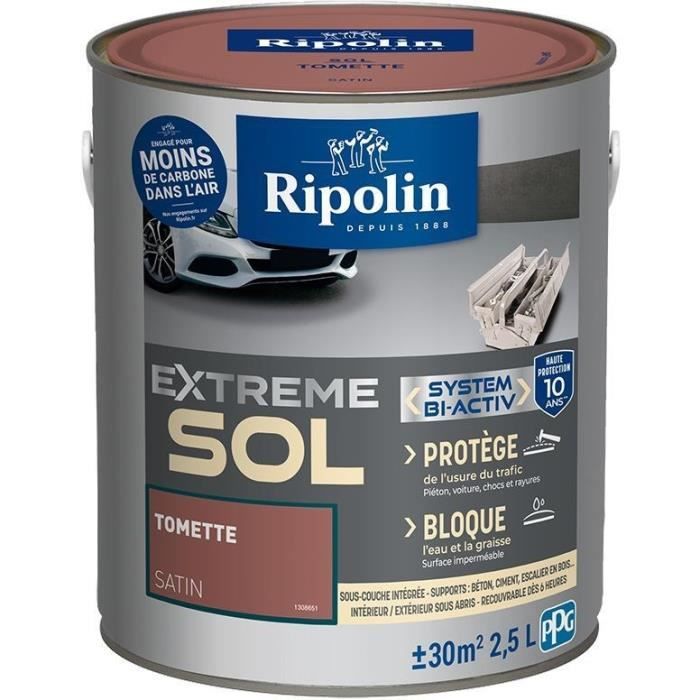 RIPOLIN Indoor and Outdoor Floor Paint Satin Terracotta 2.5 L