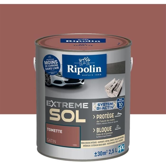 RIPOLIN Indoor and Outdoor Floor Paint Satin Terracotta 2.5 L