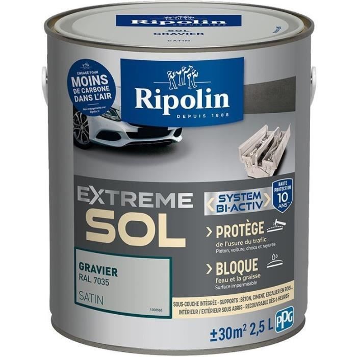 RIPOLIN Extreme Protection Gravel Floor Satin RAL 7035 2.5 L