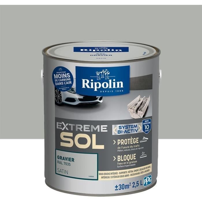 RIPOLIN Extreme Protection Gravel Floor Satin RAL 7035 2.5 L
