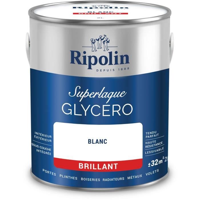 RIPOLIN Glossy White Lacquer - 2 L