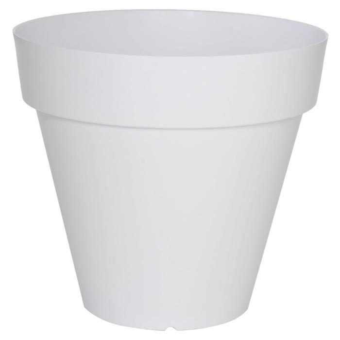 RIVIERA Flower Pot - Soleilla round - 49 x 45 cm - White