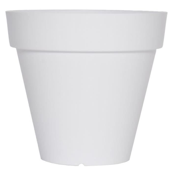 RIVIERA Flower Pot - Soleilla round - 49 x 45 cm - White