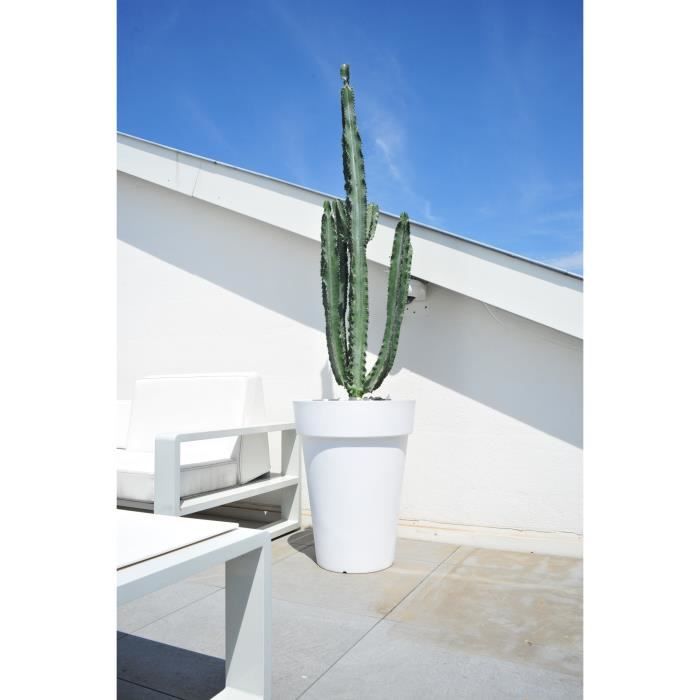 RIVIERA Flower Pot - Soleilla tall - H52 x D39 cm - White