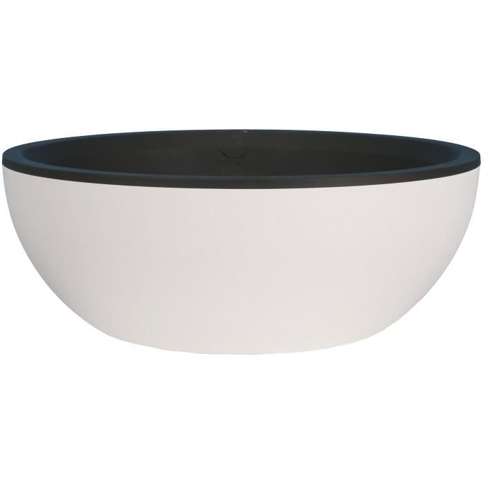 RIVIERA Flowerpot Bowl - D40 H15 cm - White