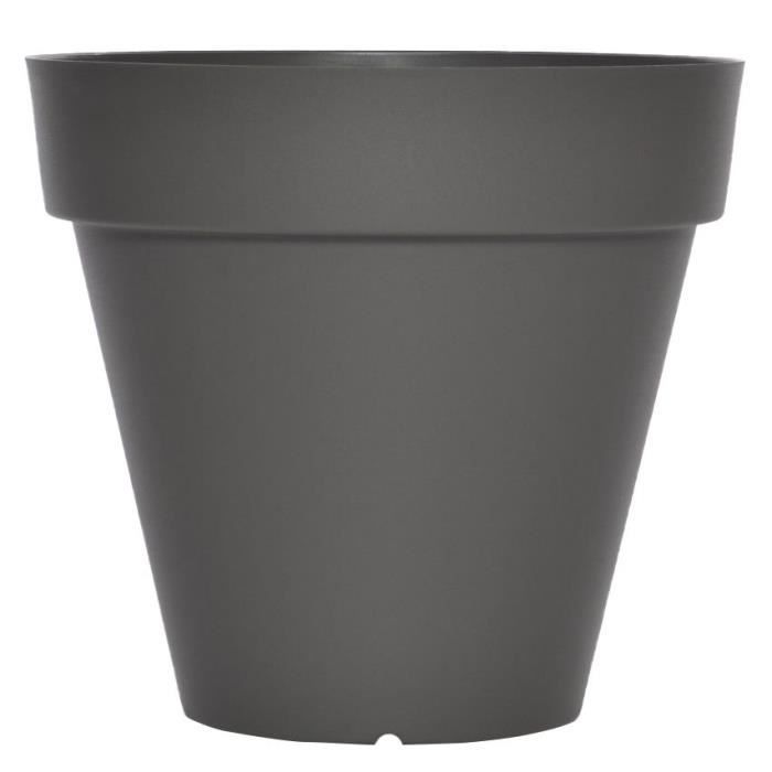 RIVIERA Flowerpot - Soleilla Round - Ø 49 x H 44.8 cm - Grey
