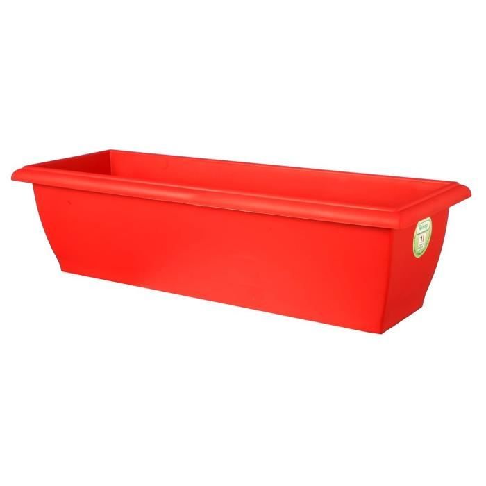RIVIERA Flowerpot - Evolution - 80 x 40 x H 32 cm - 64 L - Red