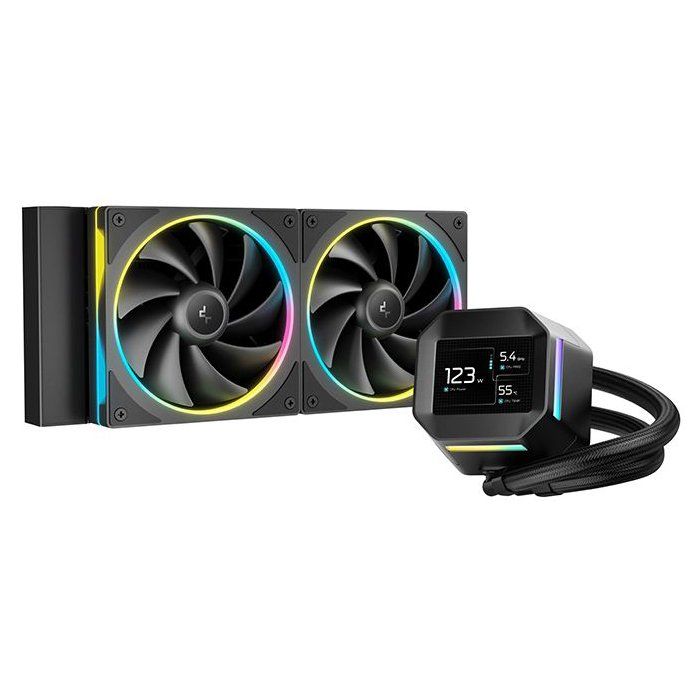 DEEPCOOL - R-LM240-BKDMMC-1 - Watercooling - 240 mm AIO - 2.4-inch IPS Screen - Black 6th