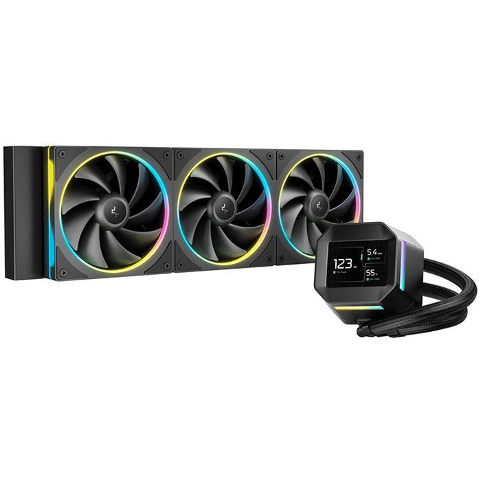 DEEPCOOL - R-LM360-BKDMMC-1 - Watercooling - 360 mm AIO - 2.4-inch IPS Screen - Black 6th