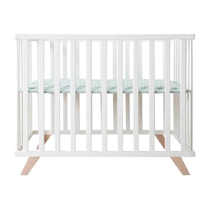 ROBA Baby Playpen - 75 x 100 cm - 'Lil Planet' Playmat - White