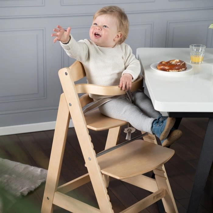 ROBA Sit Up III Convertible High Chair - Height Adjustable - Wood - Natural