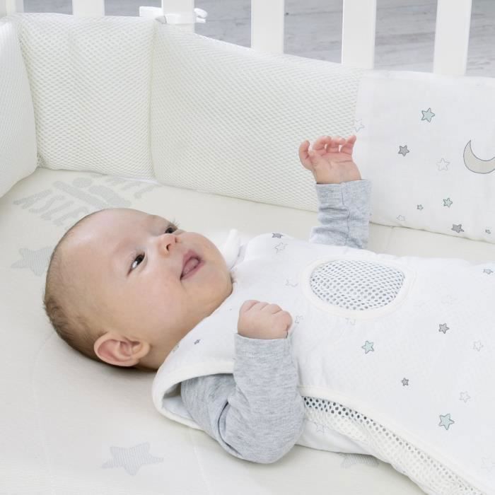 3-in-1 Co-Sleeping Crib - ROBA - SAFE ASLEEP - 'Sternenzauber' Equipment Included - White